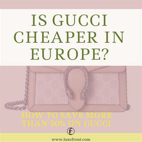 buying gucci in spain|gucci in europe vat.